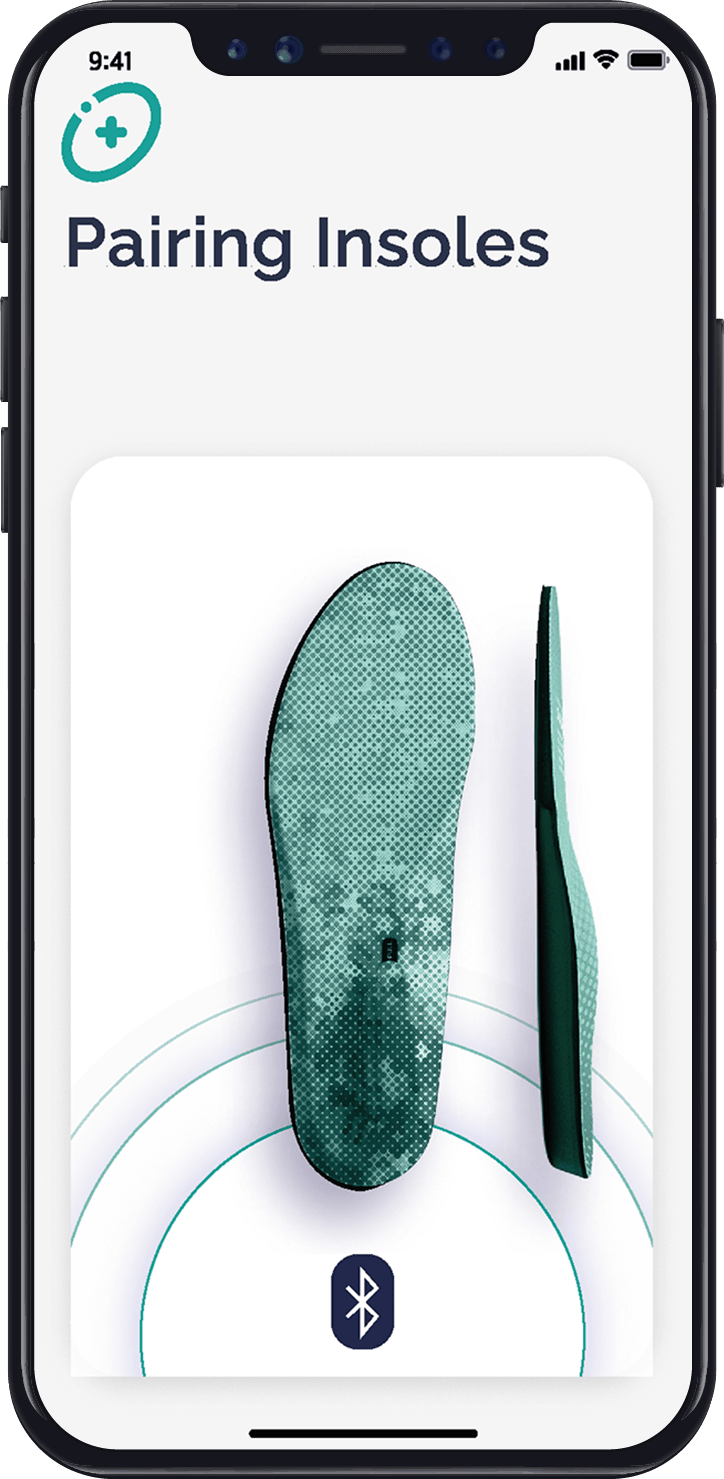 Multiple Sclerosis Treatment Support App - Pairing Insoles