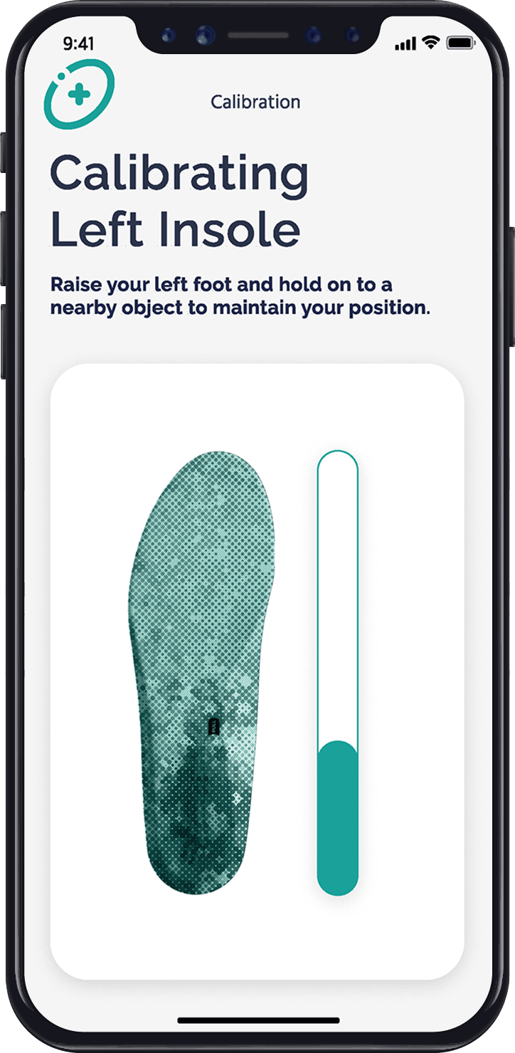Multiple Sclerosis Treatment Support App - Calibrate Insoles
